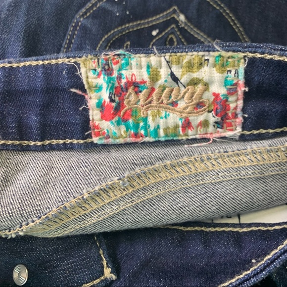 NEW* Siwy Dark Wash Muse Paint Drip Spatter Hannah Skinny Jeans - Picture 9 of 12